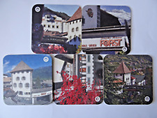 5 versch.Bierdeckel --, Brauerei Forst Algund, Südtirol, Italien. --1)