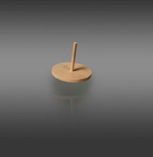 5 Stück Kreisel Buchenholz