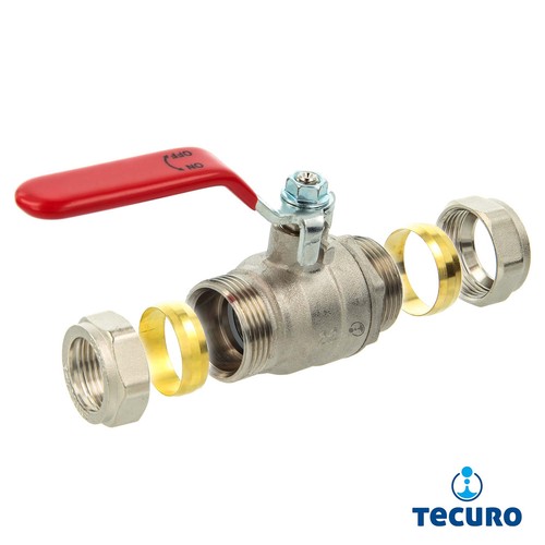 Tecuro kugelhahn mit - kugelhahn,
