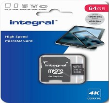 64GB Micro SD Speicherkarte U3