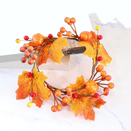Wohndeko herbstkranz mit - wohndeko,
