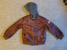 Kunstlederjacke Kinder Größe 122 Übergangsjacke