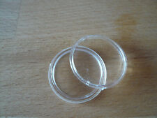 2 Münzkapseln im lot, zur sichtbaren Aufbewahrung von 2 Euro Münzen