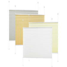 Plissee ohne Bohren Klemmhaltern Fenster Tür Verspannt Plisseerollo Polyester