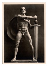 Josef Thorak Danziger Freiheitsdenkmal Akt Statue HDK München Echtfoto RPPC