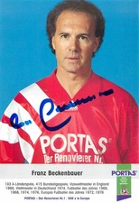 Autogramm Franz Beckenbauer -