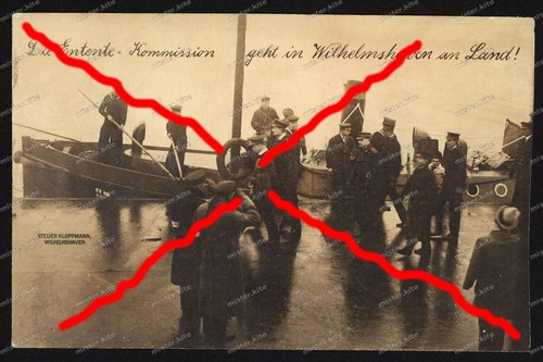 Foto-AK-Wilhelmshaven-Entente-