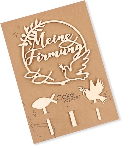 Tortendeko firmung cake - cake, topper