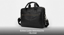 Echtes Leder Laptoptasche