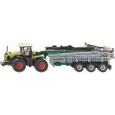 SIKU 1827 FARMER - Claas Xerion mit Fasswagen, 1:87, ab 3 Jahre
