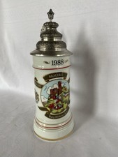 Alter BBK Krug | Zinndeckel | Bayrische Brauerei Kaiserslautern | Jahreskrug1988