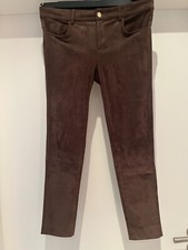 Damenhose Marke NOVE Lammnappa ital. Gr. 46 wie neu Fb.  braun  NP 849 €