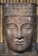 Brunnen Wasserfall Khmer-Kopf