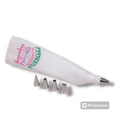 Wenco Profi Spritzbeutel Set 5 tlg Edelstahl Torten Sahne Spritze Füllttülle