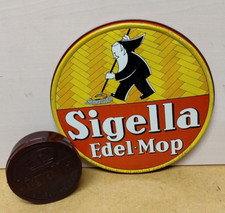 Alte Blechdose Deckel Sigella