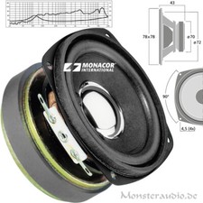 Monacor 7 8cm - sp-45/4, bass