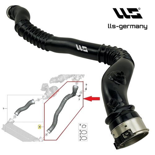 Turboschlauch ladeluftschlauch - turboschlauch,