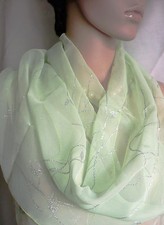 eleganter Schal Stola grün