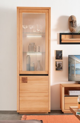 Vitrine schrank 65x205cm - vitrine,