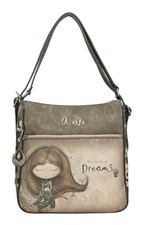 Anekke Real Convertible Shoulderbag Schultertasche Tasche Multicolor taupe Motiv