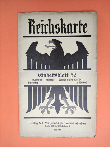 Reichskarte einheitsblatt - einheitsblatt, 52