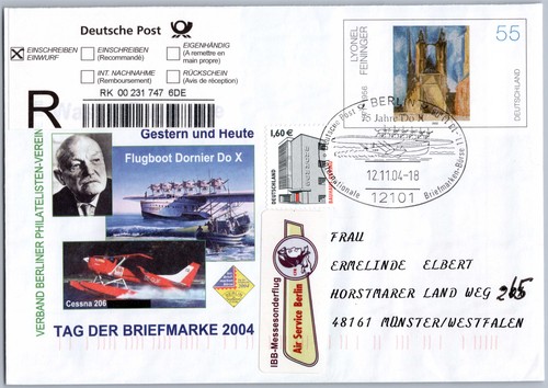 Brief sst tag der briefmarke - der,