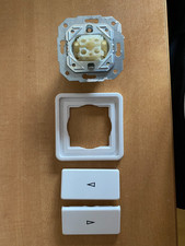 Kopp Jalousien Schalter - Rolladen Schalter inkl. Abdeckrahmen in Weiss