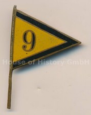 124840, Mützenabzeichen: Aufklärungs Abteilung 9, AA9, Wimpel, Kfz-Stander