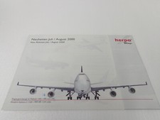 Herpa Wings  Prospekt  Neuheiten Juli/August 2000  Ju 52 Milka