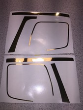 Fensterrahmenaufkleber für Tamiya Mercedes Actros 1:14 gold