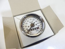 MMB  Tacho 220 KM/H mechanisch Ø48mm chrom/weiß M00192