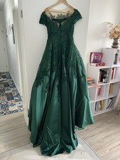 Abendkleid Ballkleid Cocktailkleid Abikleid Damen Grün Größe 36