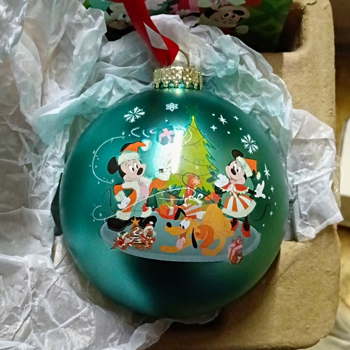 Disney glas weihnachtskugel - glas,
