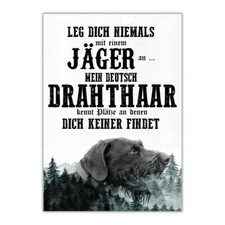 Schild DEUTSCH DRAHTHAAR Dog