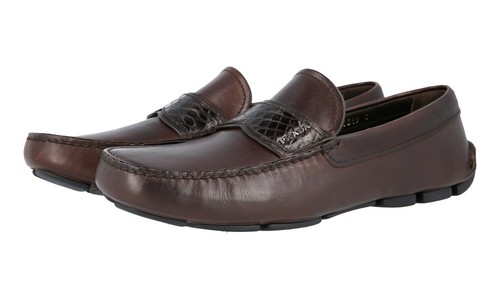 Prada leder kroko driving - leder,