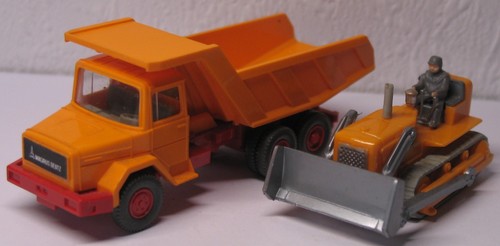 Wiking tlg baufahrzeug - 2-tlg.-, baufahrzeug-set