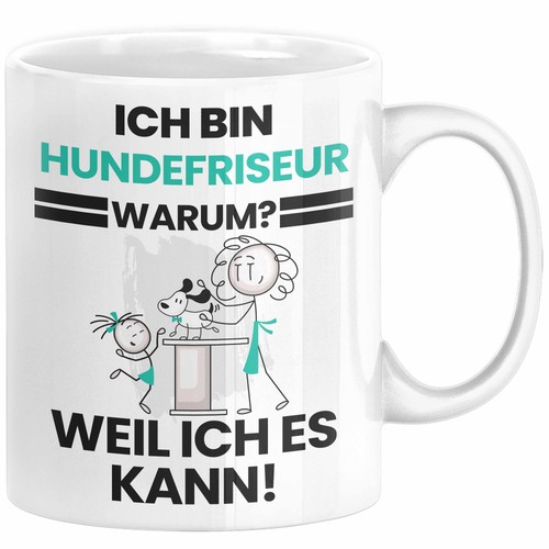 Hundefriseur geschenk tasse - geschenk,