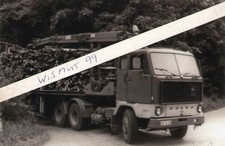 Forstwirtschafts-Foto Oldtimer DDR VEB LKW Volvo F 89 Holztransporter
