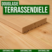 Terrassendiele 28x145mm Fein Douglasie Holz Diele Douglasie Terrassenholz Bohlen