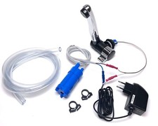 230V Camping mobile Comet Automatikwasserhahn mit Tauchpumpe und Netzteil