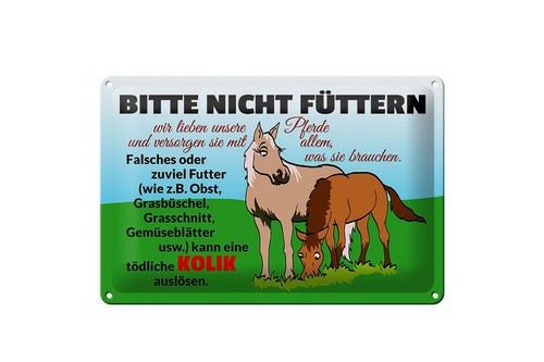 Mrdeco metall schild 20x30cm - metall,