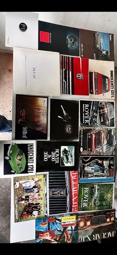 Oldtimer prospekte fahrzeuge - prospekte,