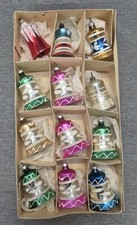 DDR Christbaumschmuck 12 Glas