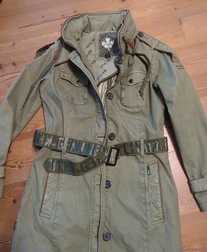 Khujo trenchcoat damen khaki - khujo,