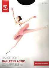 Rumpf Ballettstrumpfhose Convertible 103 Fersenloch Gr. S/M  Black