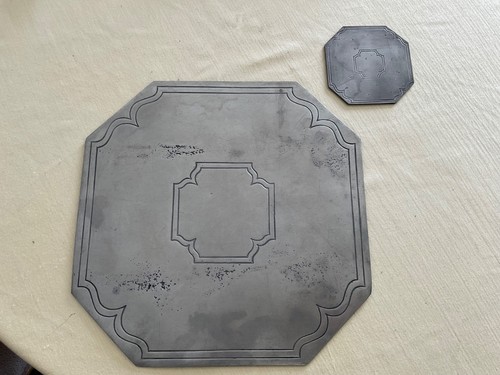 Platzteller flach zinn - platzteller, flach,zinn,8