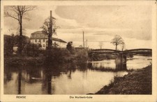 Ak Remse an der Mulde,  Muldenbrücke, Flusslandschaft, Bäume, Gebäude - 4840618