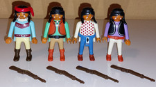 PLAYMOBIL KONVOLUT - WESTERN -  INDIANER FIGUREN AUS 3878 !!!!