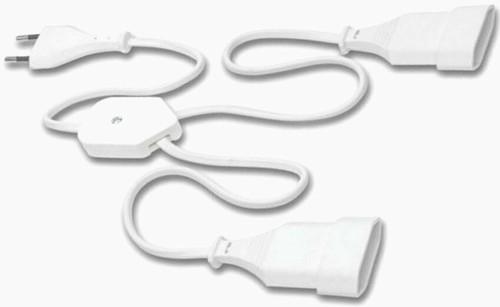 Euro stecker weiss 55cm - weiss, <
