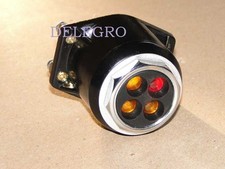 4-Fach Kontrolleuchte 1x rot